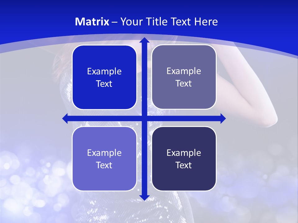 One Entertainment Blue PowerPoint Template