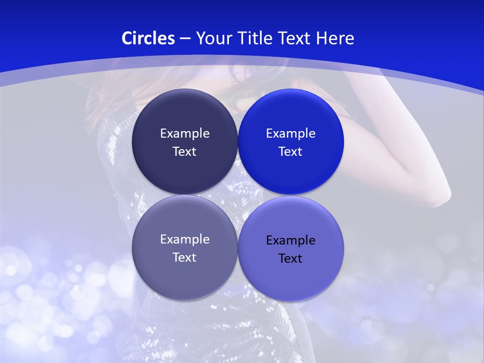 One Entertainment Blue PowerPoint Template