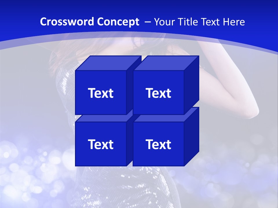 One Entertainment Blue PowerPoint Template
