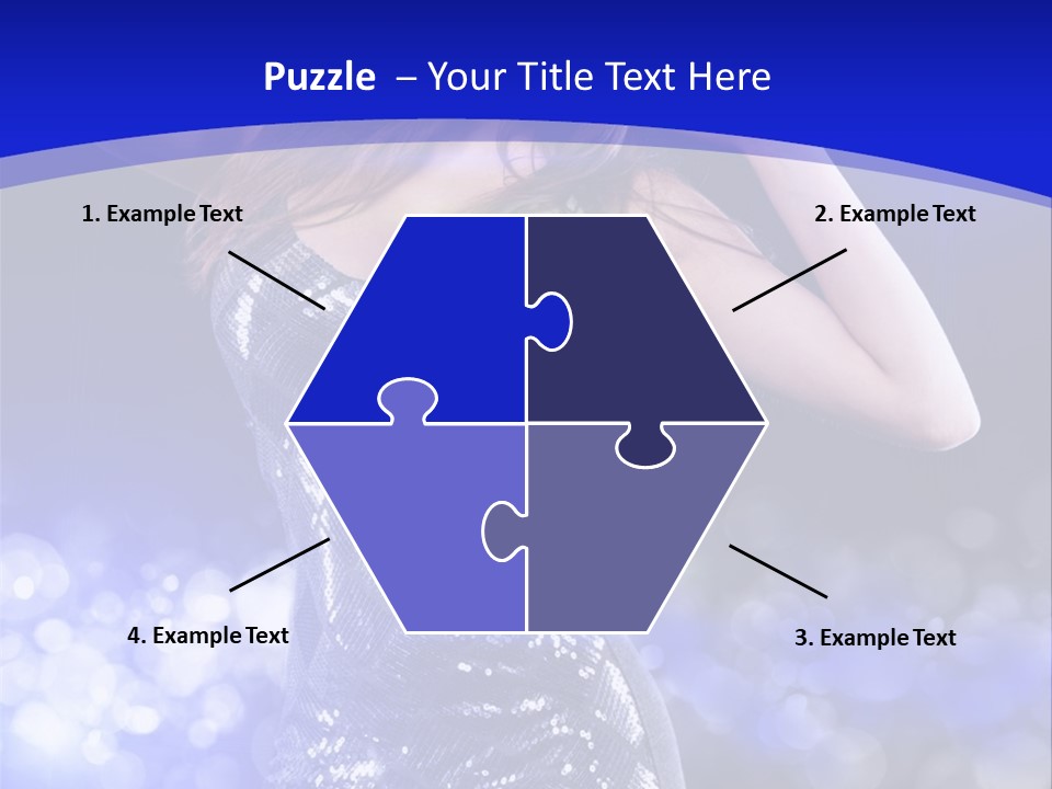 One Entertainment Blue PowerPoint Template