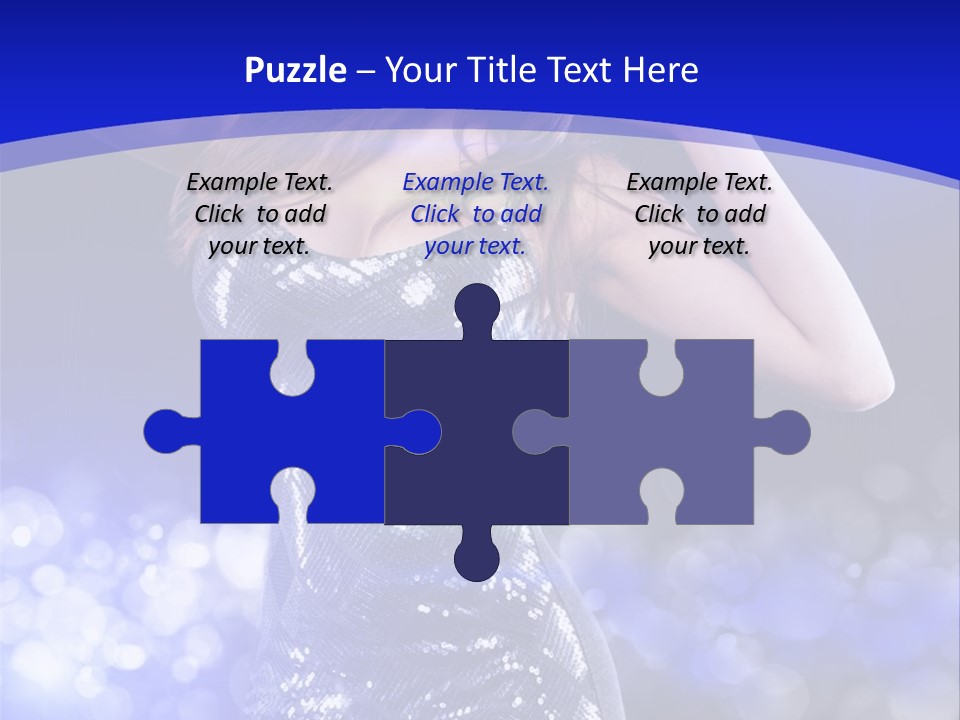 One Entertainment Blue PowerPoint Template