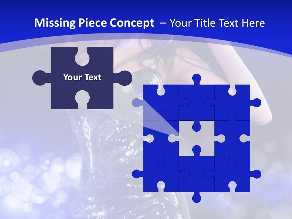 One Entertainment Blue PowerPoint Template