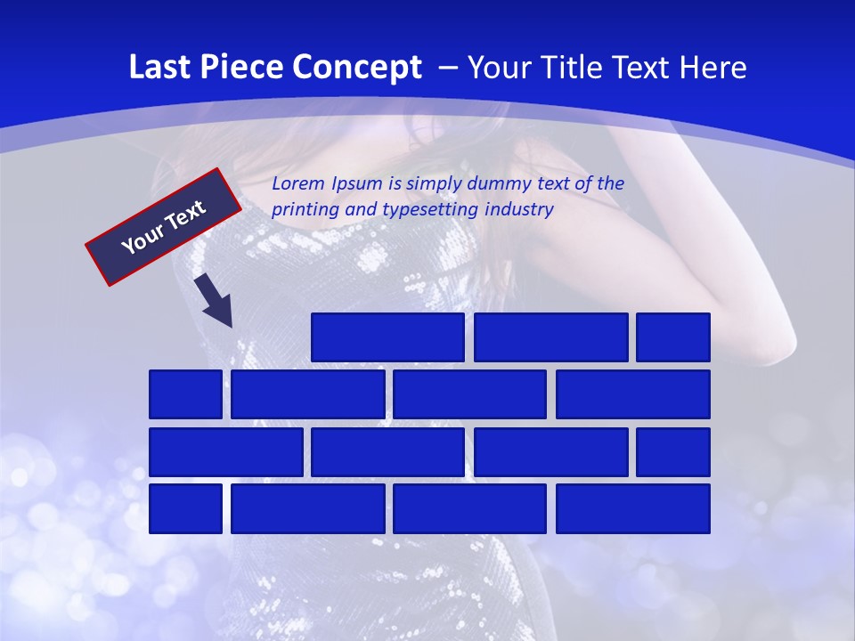 One Entertainment Blue PowerPoint Template