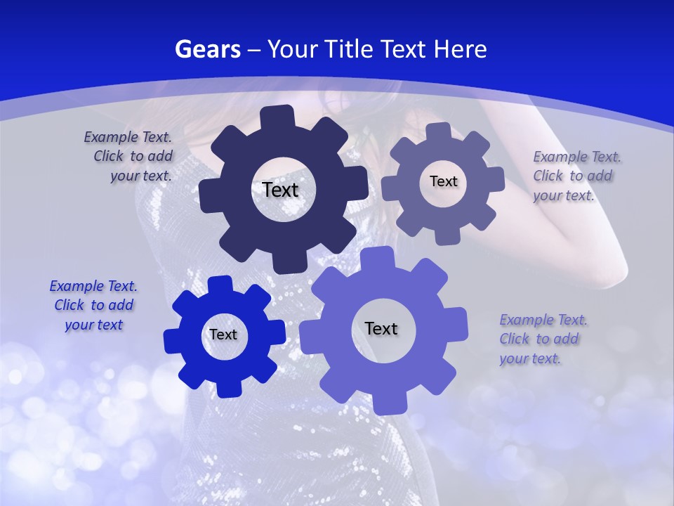 One Entertainment Blue PowerPoint Template