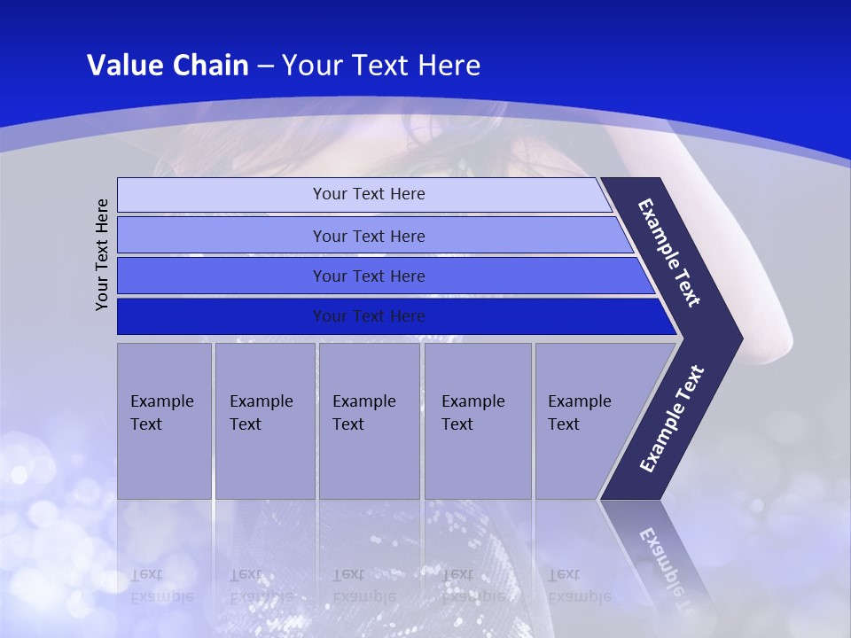 One Entertainment Blue PowerPoint Template