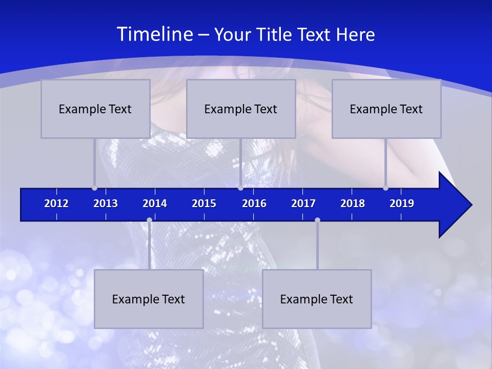 One Entertainment Blue PowerPoint Template