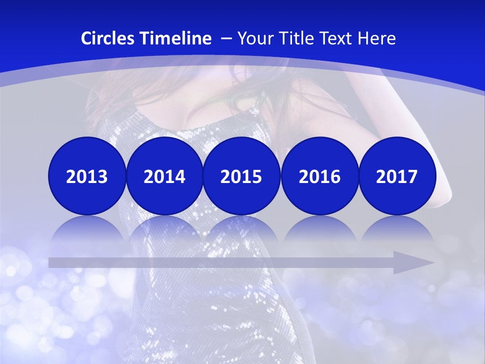 One Entertainment Blue PowerPoint Template