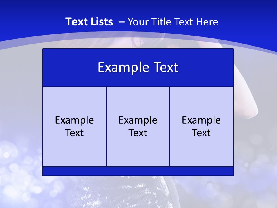 One Entertainment Blue PowerPoint Template