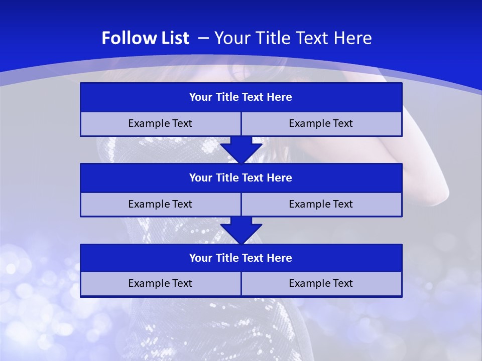 One Entertainment Blue PowerPoint Template