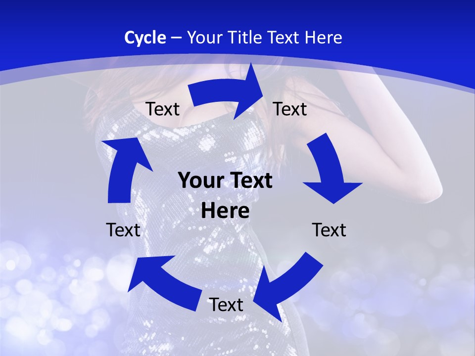 One Entertainment Blue PowerPoint Template