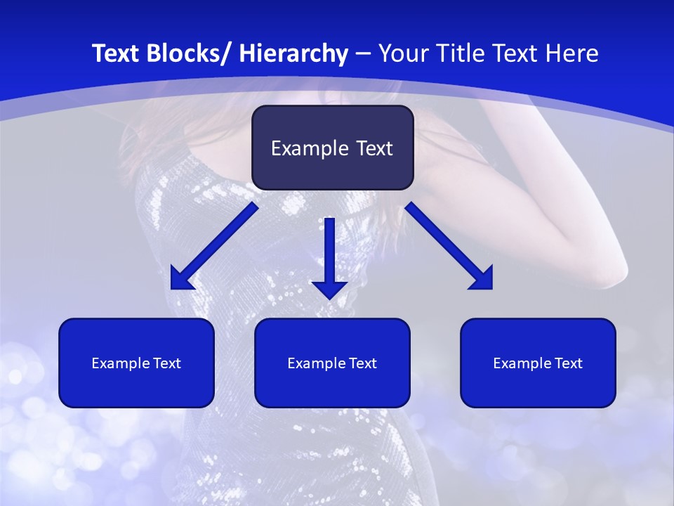 One Entertainment Blue PowerPoint Template