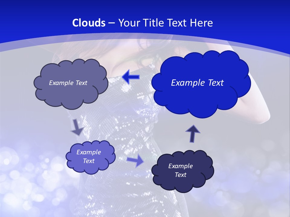 One Entertainment Blue PowerPoint Template