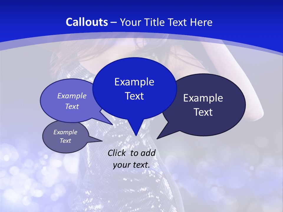 One Entertainment Blue PowerPoint Template