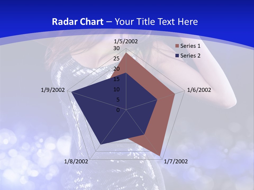 One Entertainment Blue PowerPoint Template