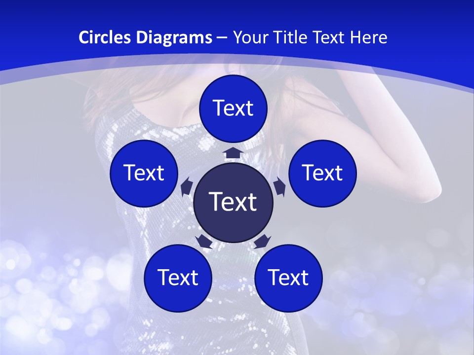 One Entertainment Blue PowerPoint Template