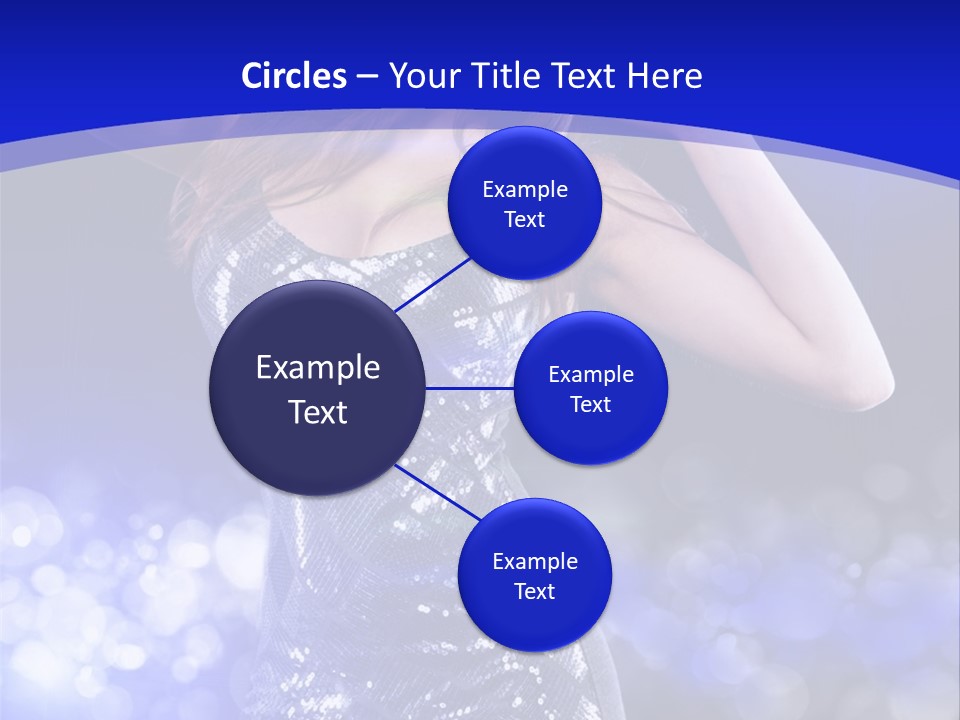 One Entertainment Blue PowerPoint Template