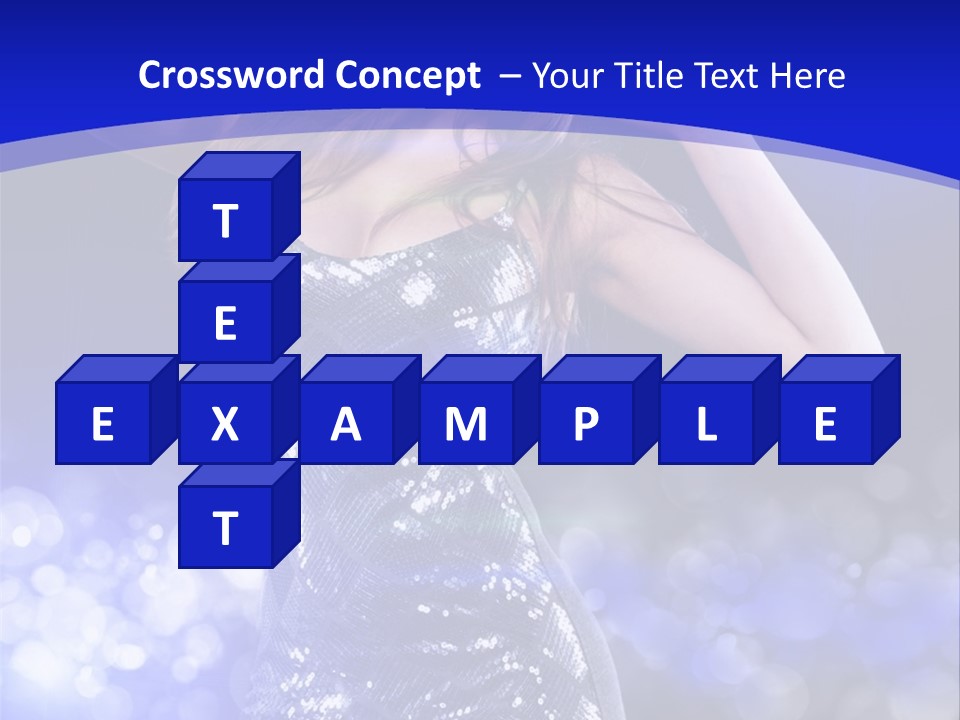 One Entertainment Blue PowerPoint Template