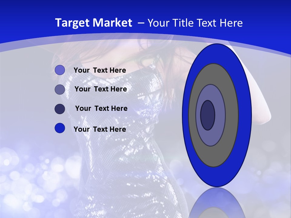 One Entertainment Blue PowerPoint Template