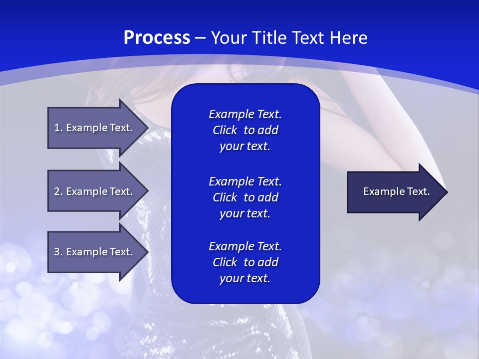 One Entertainment Blue PowerPoint Template
