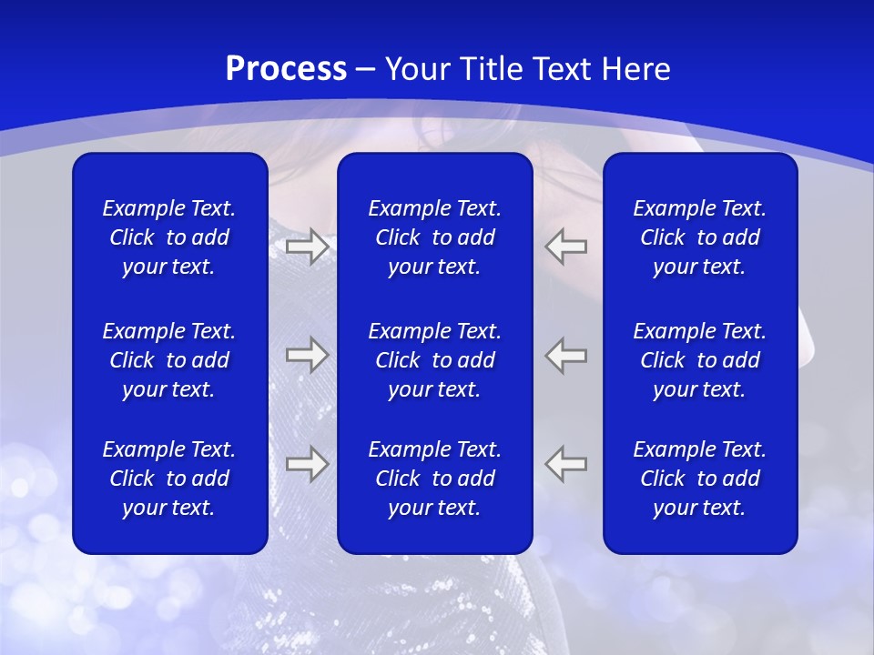 One Entertainment Blue PowerPoint Template