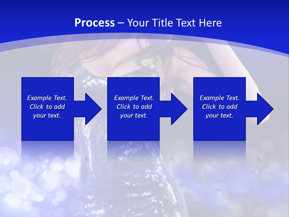 One Entertainment Blue PowerPoint Template