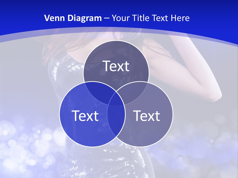 One Entertainment Blue PowerPoint Template