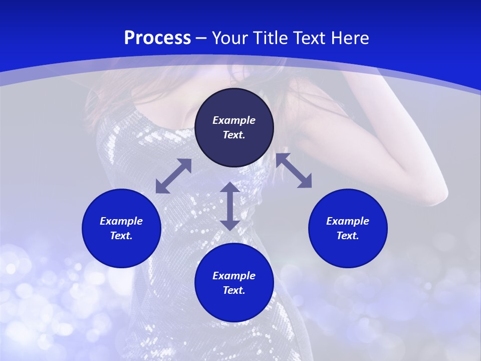 One Entertainment Blue PowerPoint Template