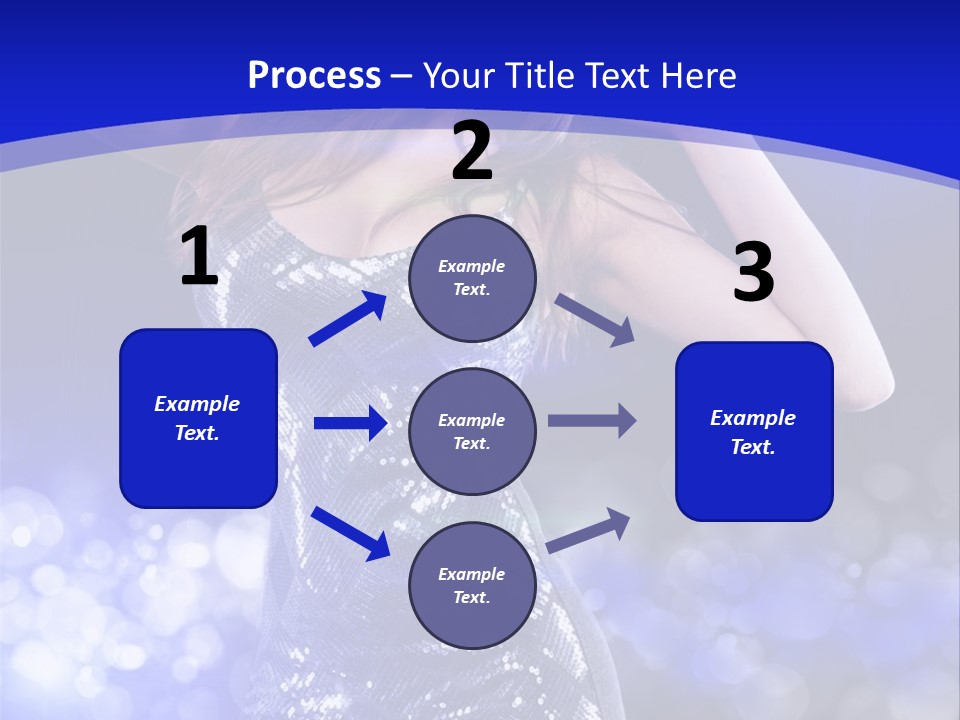 One Entertainment Blue PowerPoint Template