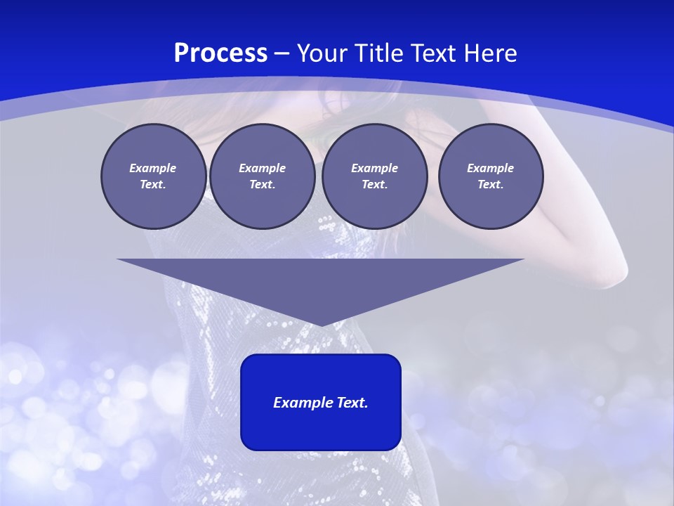 One Entertainment Blue PowerPoint Template