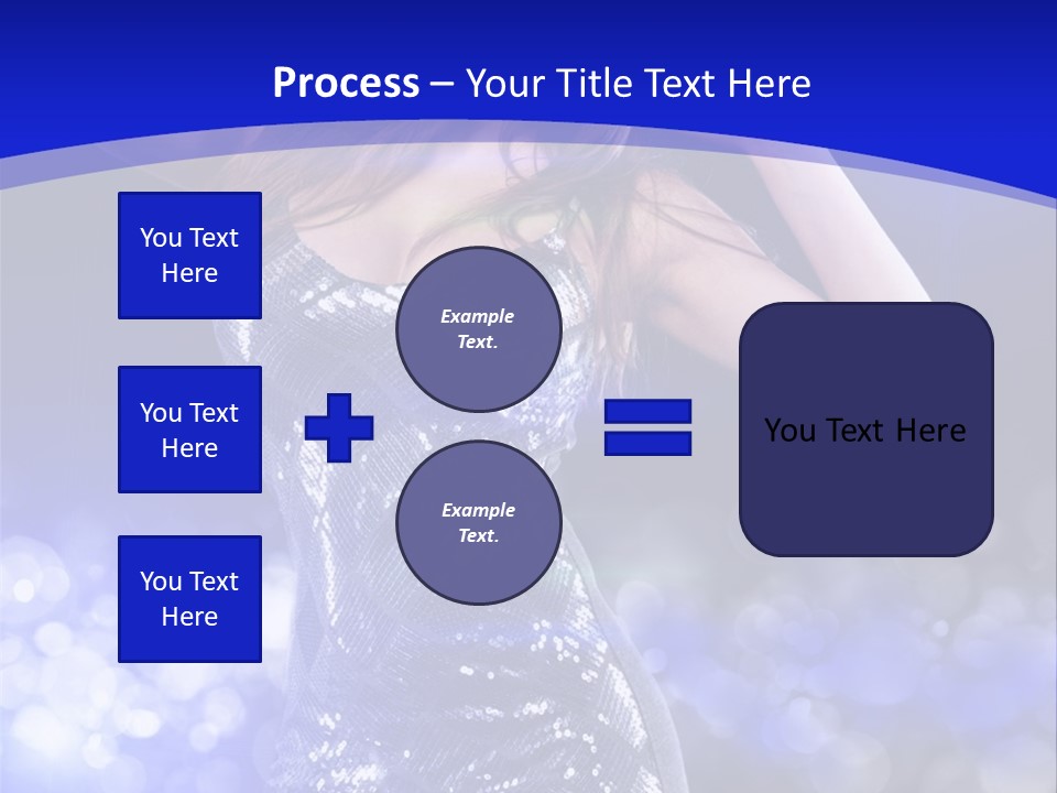 One Entertainment Blue PowerPoint Template