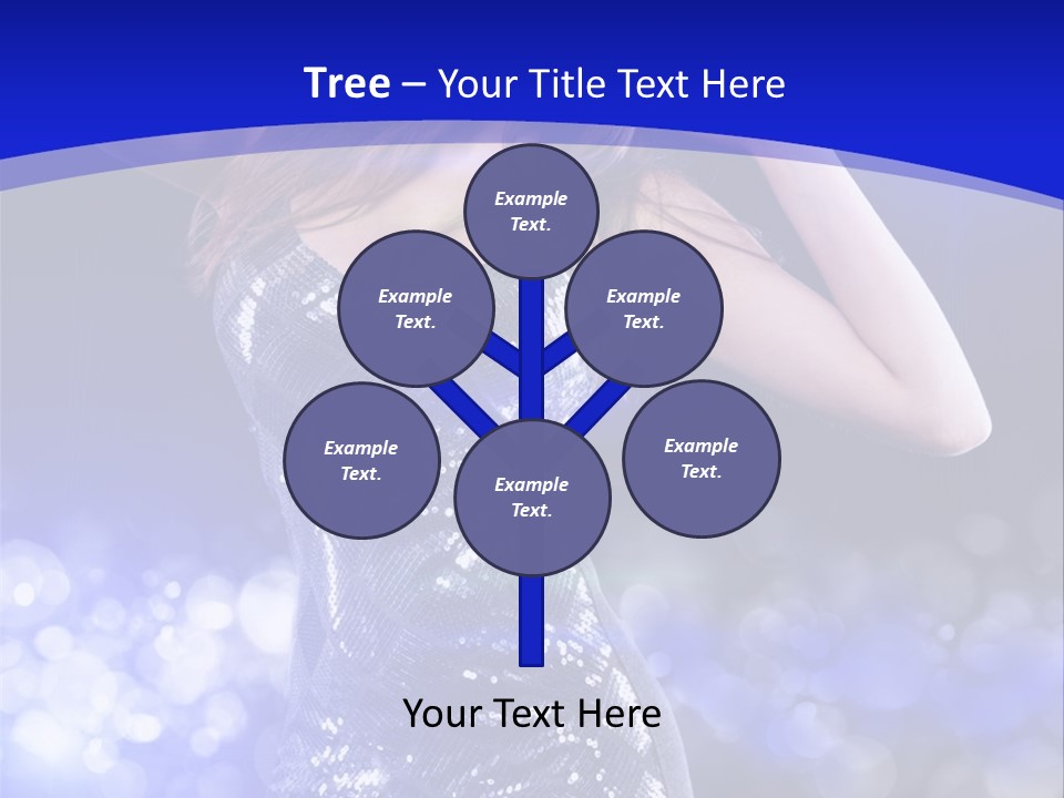 One Entertainment Blue PowerPoint Template