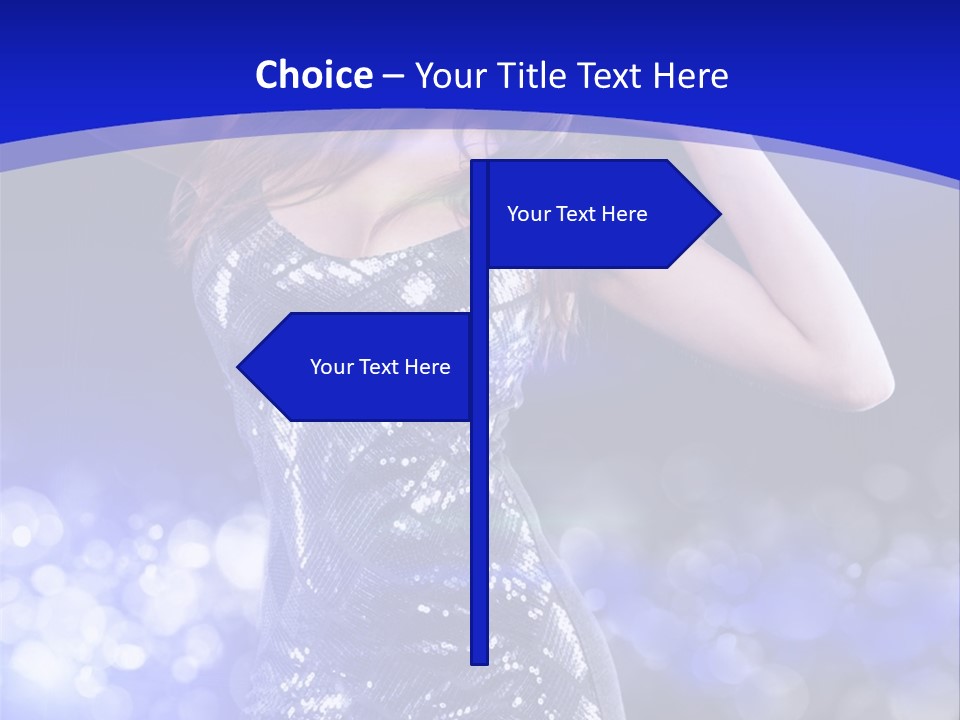 One Entertainment Blue PowerPoint Template