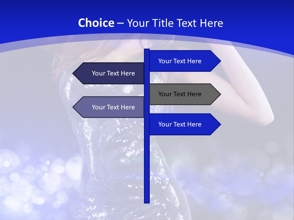 One Entertainment Blue PowerPoint Template