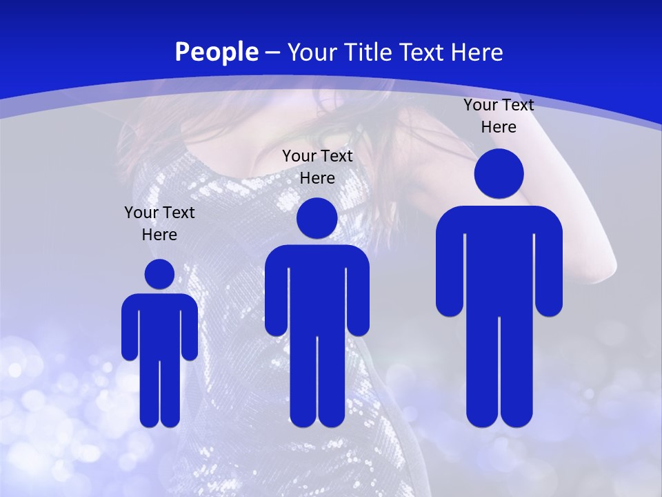 One Entertainment Blue PowerPoint Template