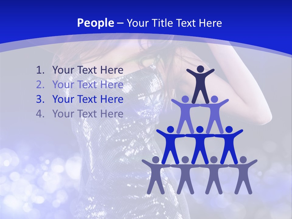 One Entertainment Blue PowerPoint Template