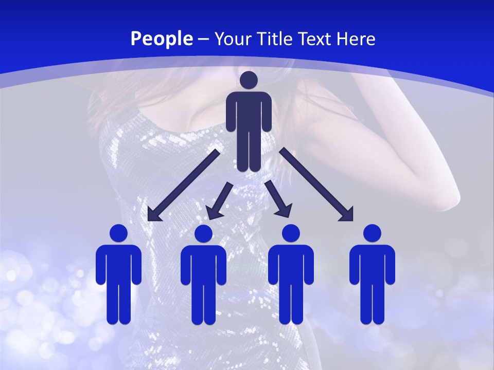 One Entertainment Blue PowerPoint Template