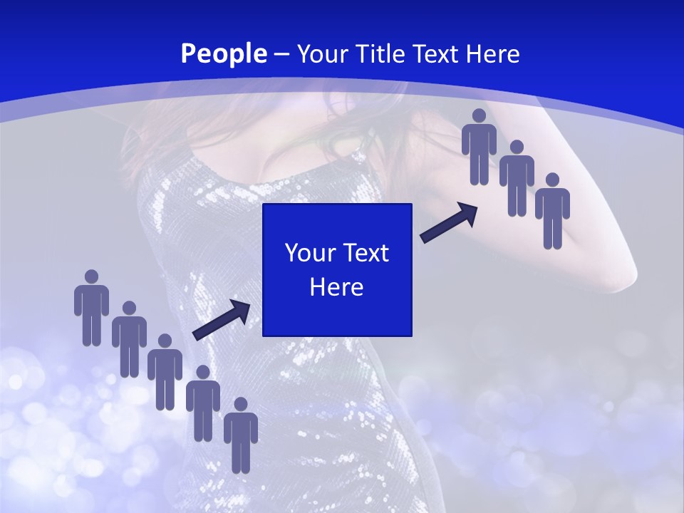 One Entertainment Blue PowerPoint Template