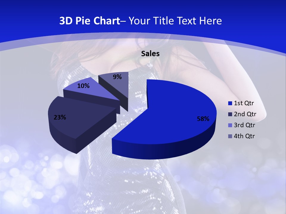 One Entertainment Blue PowerPoint Template