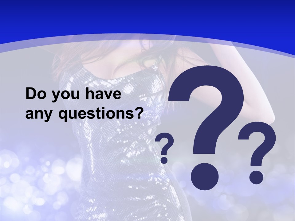 One Entertainment Blue PowerPoint Template