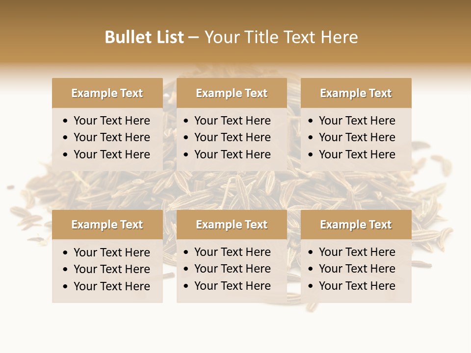 Ingredient Meridian Isolated PowerPoint Template