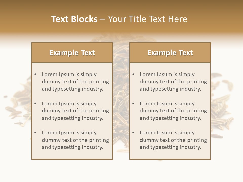 Ingredient Meridian Isolated PowerPoint Template