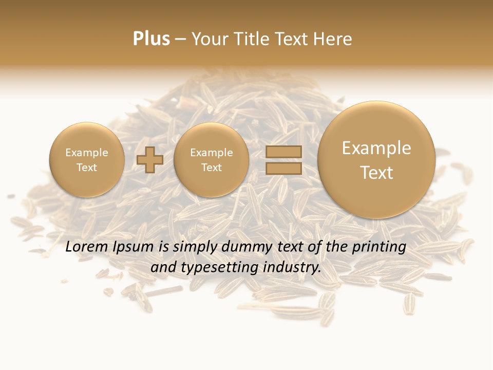 Ingredient Meridian Isolated PowerPoint Template