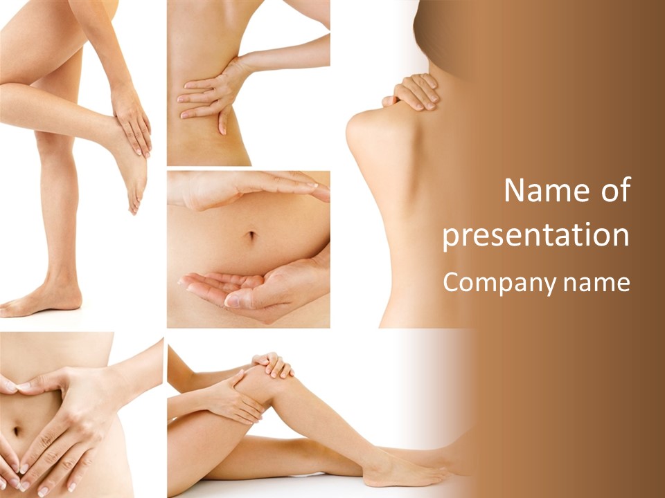 Ankle Collage Problem PowerPoint Template