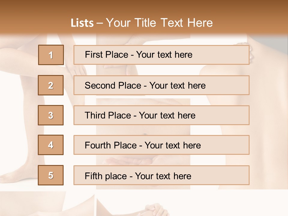 Ankle Collage Problem PowerPoint Template