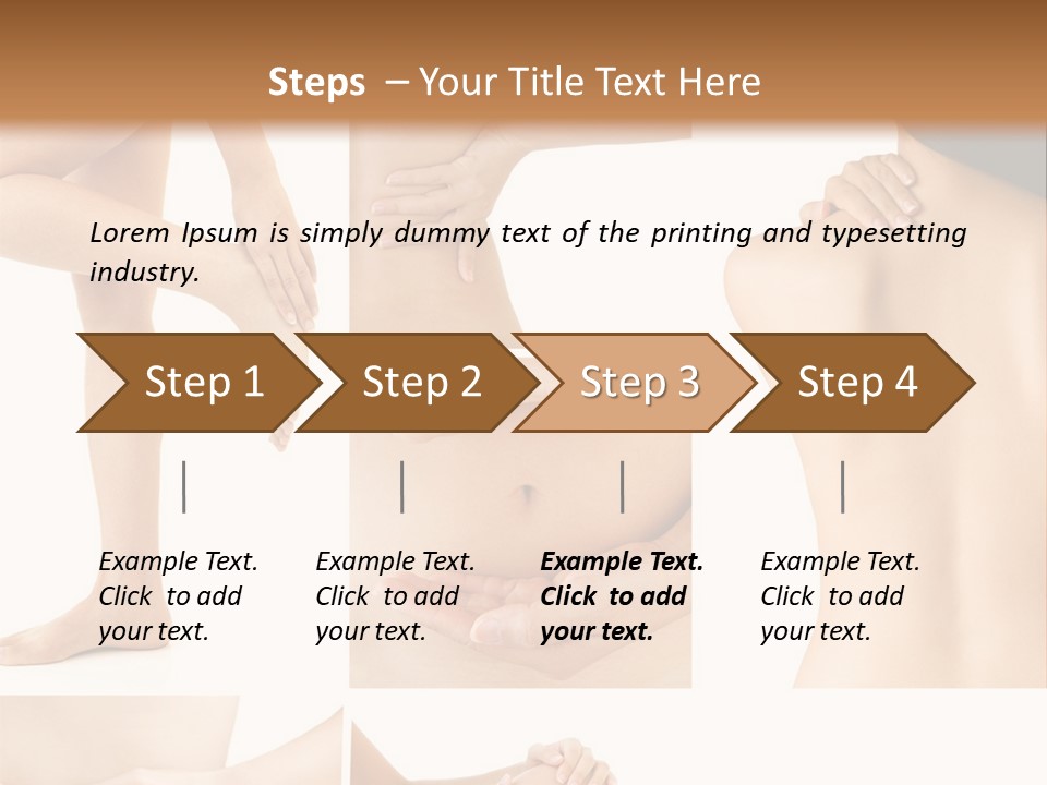 Ankle Collage Problem PowerPoint Template