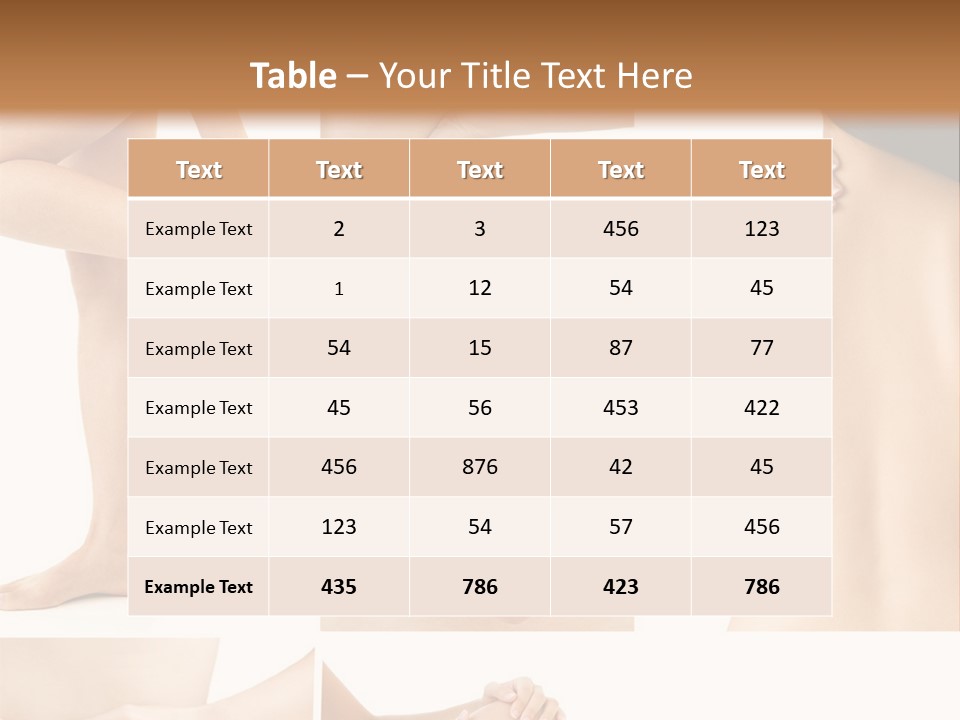 Ankle Collage Problem PowerPoint Template