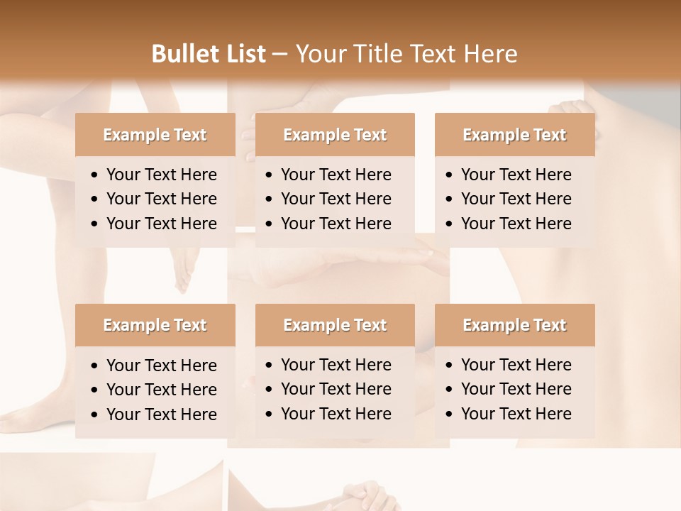 Ankle Collage Problem PowerPoint Template