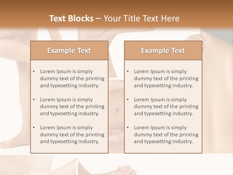 Ankle Collage Problem PowerPoint Template