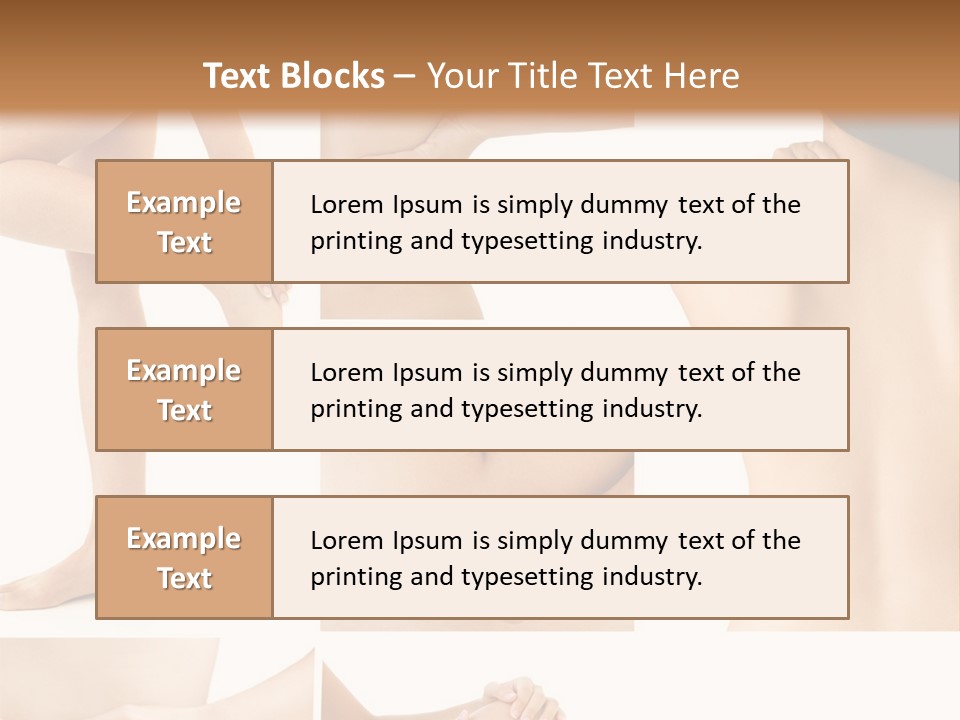 Ankle Collage Problem PowerPoint Template