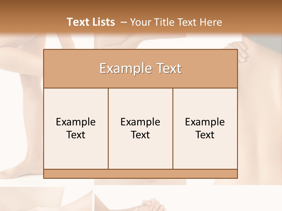 Ankle Collage Problem PowerPoint Template
